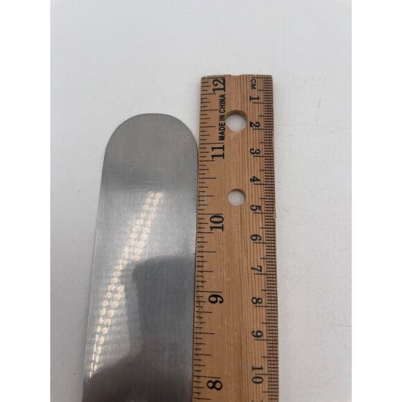 Stainless Steel Icing Spatula #38 Cutco Black Handle Offset Design 11.5" - Picture 3 of 3